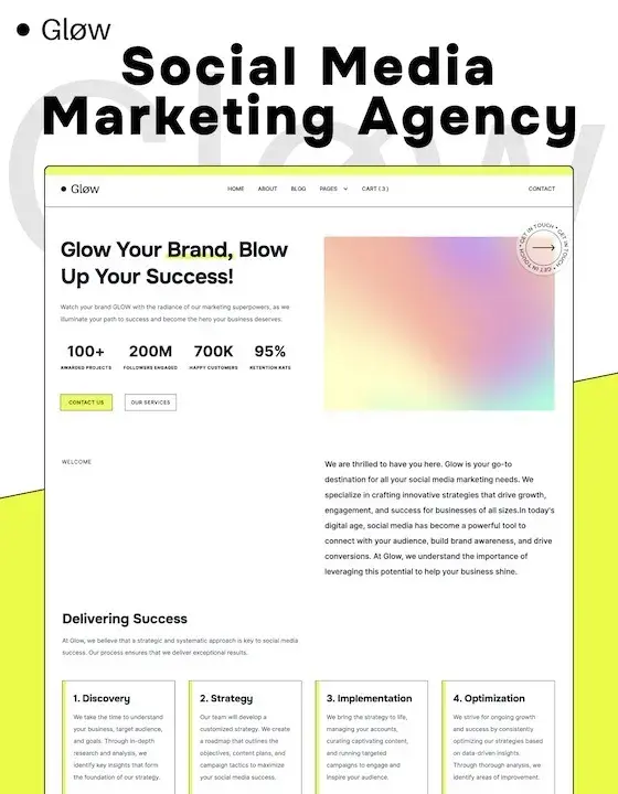 Glow Startup Template